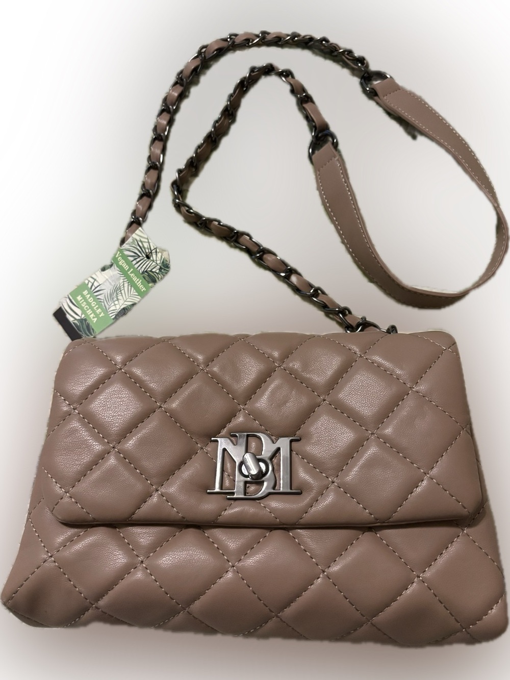 Badgley Mischka Diamond quilted crossbody - NWT